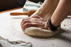 hand rolled dough