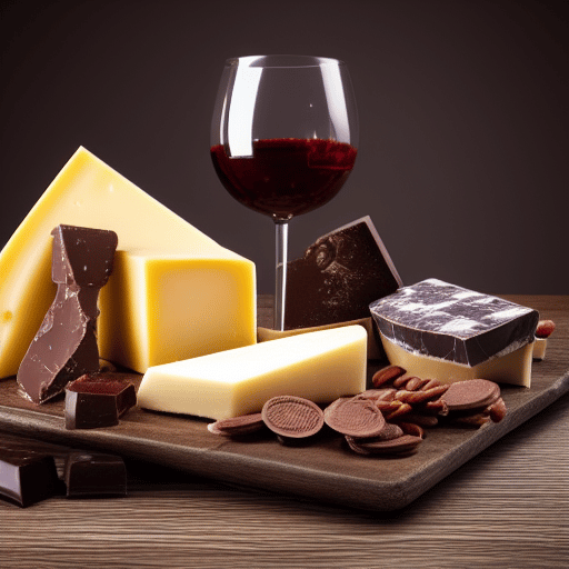 wine cheese chocolate